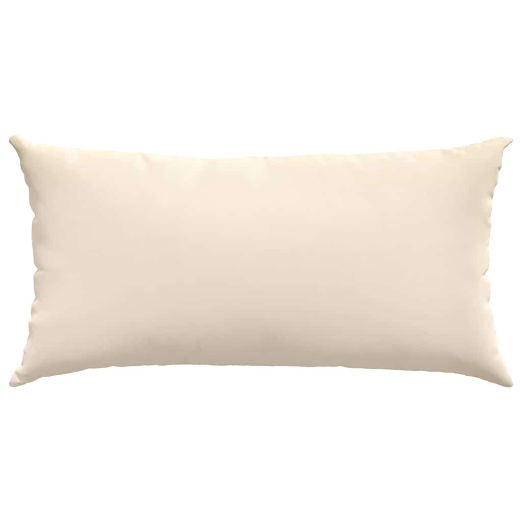 Sofa Pillows 2 pcs Beige 80 x 40 cm Fabric